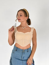 Rib Corset Crop Top